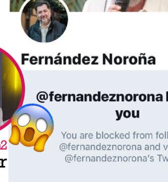 Karla Inzunza es bloqueada por Fernandez Noroña en Twitter