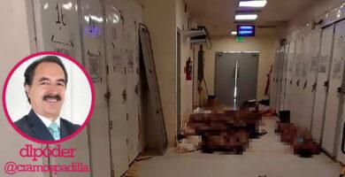 Cadáveres revientan en la morgue Cuautitlán- México por austeridad de AMLO