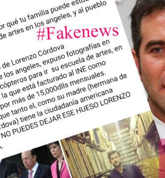 Fakenews sobrino de Lorenzo Cordova del INE