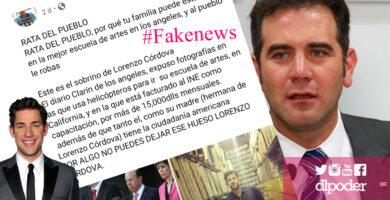 Fakenews sobrino de Lorenzo Cordova del INE