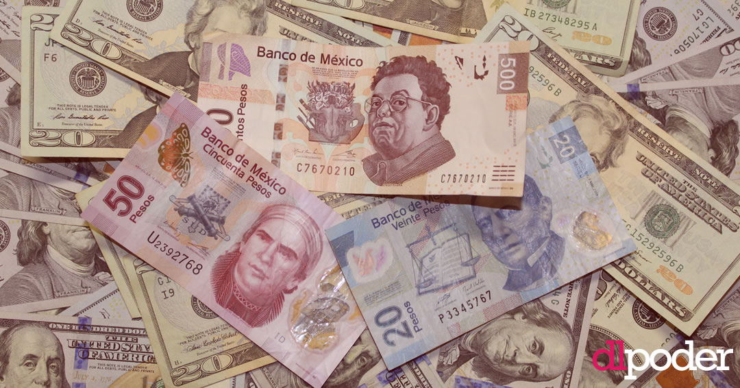 peso cae frente al dólar