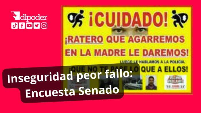 Inseguridad en México peor falla de López Obrador